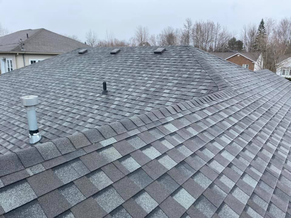 Completed roofing project